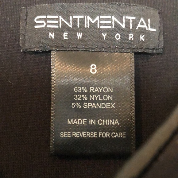 Sentimental NY - Charlie's Angel “Leather” Dress sz 8 - Picture 6 of 7